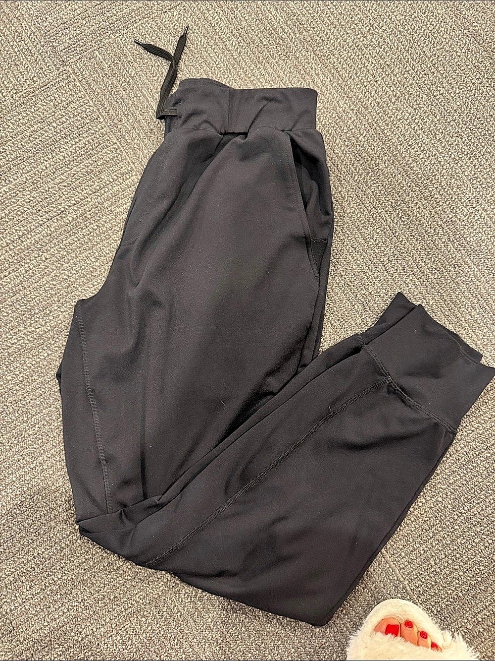 Senita Black Athletic Pants Size Large